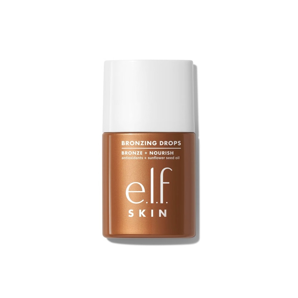 Elf Skin Bronzing Drops Bronzing Serum in Bronze 3 Copper Gold Tinted Serum